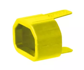 Aufsteckhülse für C13, SecureSleeve, gelb
